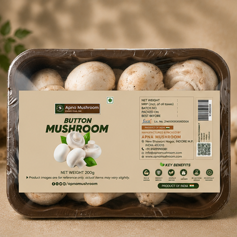 Fresh Button Mushroom