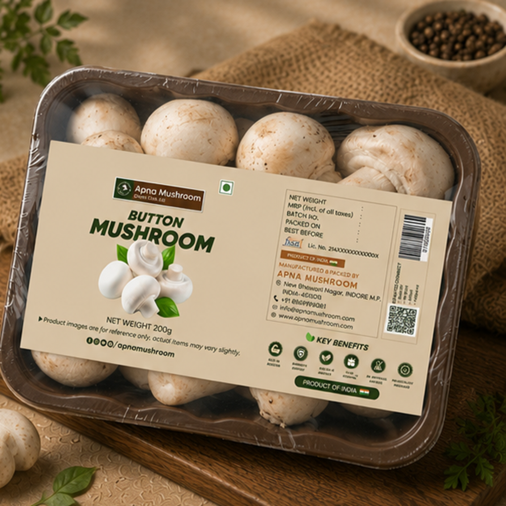 Fresh Button Mushroom