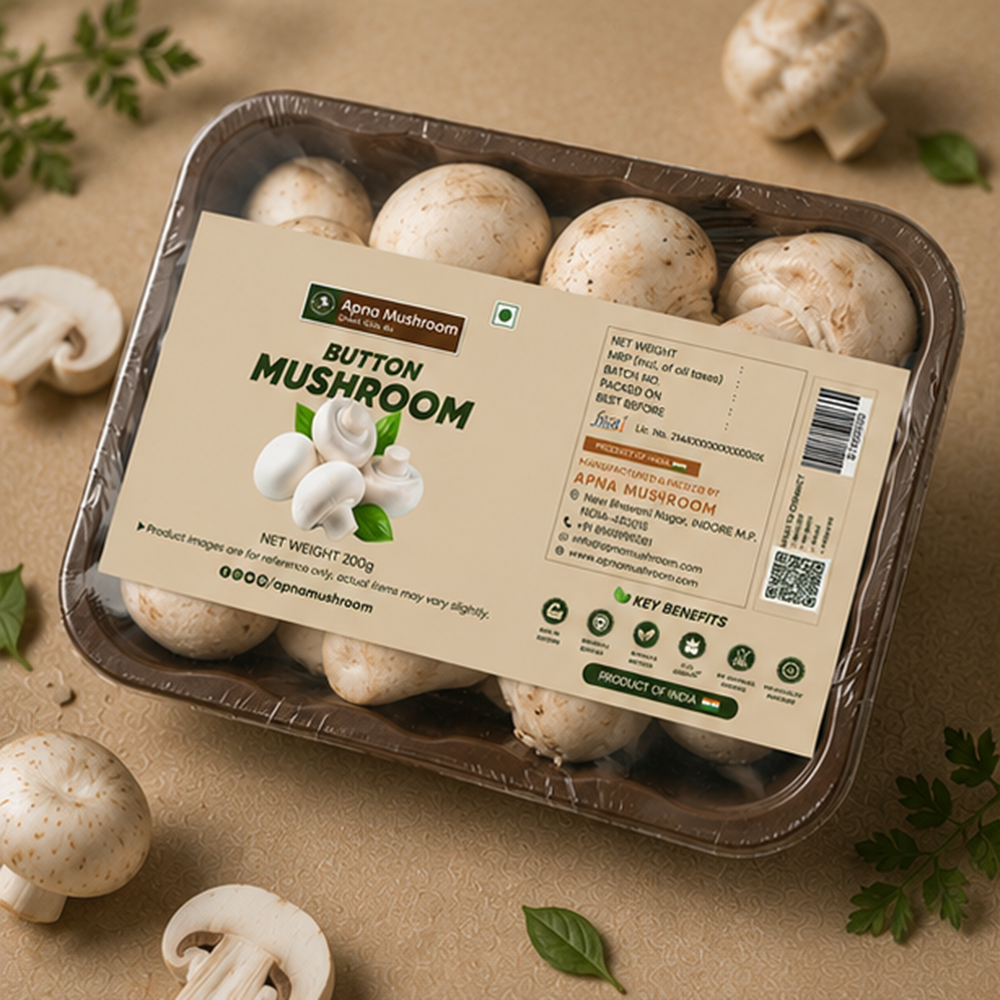 Fresh Button Mushroom