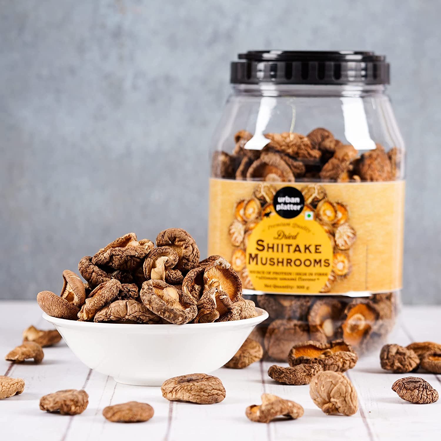 Dried Shiitake Mushrooms, 300g (Perfect for Asian Food, Soups and Sushi