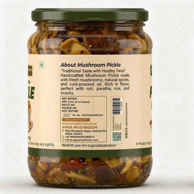 Mushroom Pickle-Traditional Taste