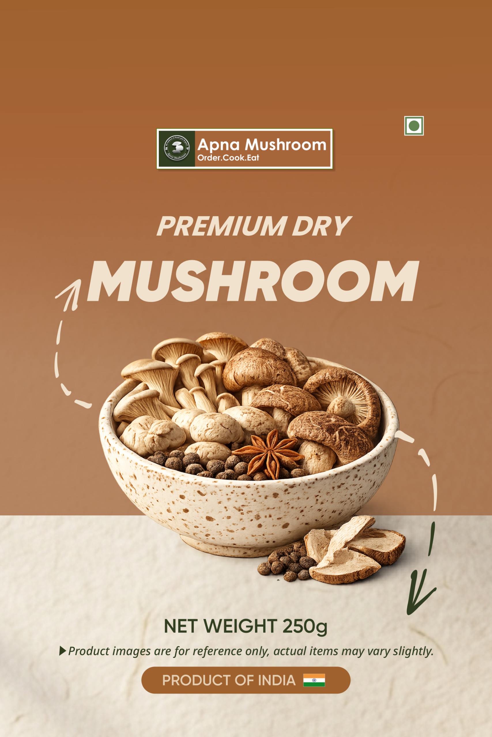 Dried Mushroom-Sun-Dried | Natural