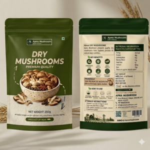 Dried Mushroom-Sun-Dried | 100% Natural