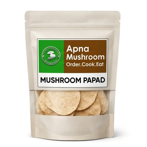Healthy Mushroom Papad-Crispy & Spicy