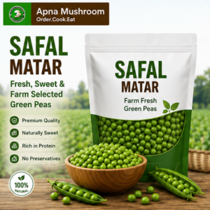Safal Matar – Farm Fresh Frozen Green Peas (500g)